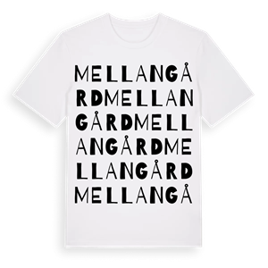 Mellangård ordlek t-shirt – ekologisk bomull t-shirt från Pinshirt