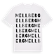 White t-shirt med Mellberg ordlek t-shirt