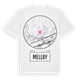 White t-shirt med Mellby t-shirt
