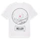 White t-shirt med Mellby t-shirt