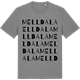 Mid Heather Gray t-shirt med Melldala ordlek t-shirt