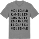 Mid Heather Gray t-shirt med Mellemarka ordlek t-shirt
