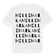 Mellemarka ordlek t-shirt