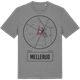 Mid Heather Gray t-shirt med Mellerud t-shirt