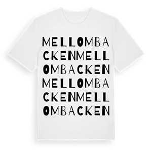 Mellombacken ordlek t-shirt – ekologisk bomull t-shirt från Pinshirt