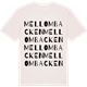 Vintage White t-shirt med Mellombacken ordlek t-shirt