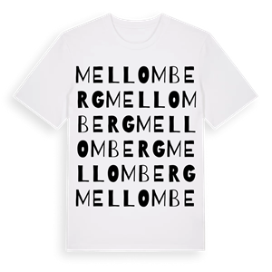 Mellomberg ordlek t-shirt – ekologisk bomull t-shirt från Pinshirt