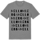 Mid Heather Gray t-shirt med Mellomberga ordlek t-shirt