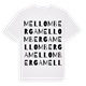 Mellomberga ordlek t-shirt