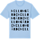 Blue Soul t-shirt med Mellomgärde ordlek t-shirt