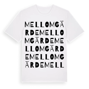 Mellomgärde ordlek t-shirt – ekologisk bomull t-shirt från Pinshirt
