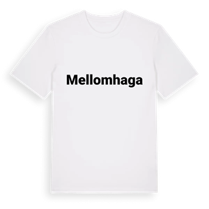 Mellomhaga fetstil t-shirt – ekologisk bomull t-shirt från Pinshirt