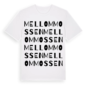 Mellommossen ordlek t-shirt – ekologisk bomull t-shirt från Pinshirt