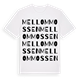 Mellommossen ordlek t-shirt