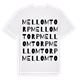 Mellomtorp ordlek t-shirt