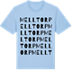 Blue Soul t-shirt med Melltorp ordlek t-shirt
