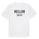 White t-shirt med Mellum i Sverige t-shirt