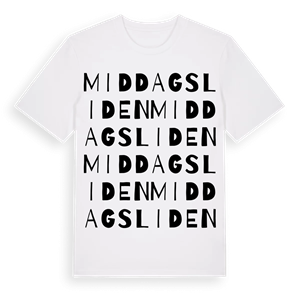 Middagsliden ordlek t-shirt – ekologisk bomull t-shirt från Pinshirt
