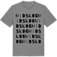 Mid Heather Gray t-shirt med Midskog ordlek t-shirt