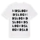 White t-shirt med Midskog ordlek t-shirt