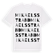 Mikaelsstrand ordlek t-shirt