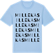 Blue Soul t-shirt med Millekas ordlek t-shirt