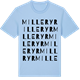 Blue Soul t-shirt med Milleryr ordlek t-shirt