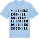 Blue Soul t-shirt med Millingeröd ordlek t-shirt
