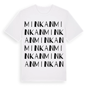 Minkan ordlek t-shirt – ekologisk bomull t-shirt från Pinshirt