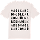 Vintage White t-shirt med Mjölkared ordlek t-shirt