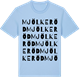 Blue Soul t-shirt med Mjölkeröd ordlek t-shirt