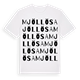 Mjöllösa ordlek t-shirt