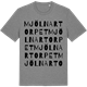 Mid Heather Gray t-shirt med Mjölnartorpet ordlek t-shirt