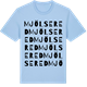 Blue Soul t-shirt med Mjölsered ordlek t-shirt