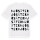 Mjösäter ordlek t-shirt