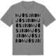 Mid Heather Gray t-shirt med Mjösund ordlek t-shirt
