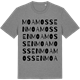 Mid Heather Gray t-shirt med Moamossen ordlek t-shirt