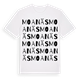 White t-shirt med Moanäs ordlek t-shirt