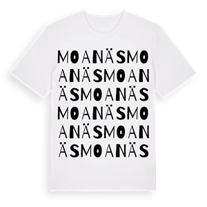 Moanäs ordlek t-shirt – ekologisk bomull t-shirt från Pinshirt