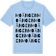 Blue Soul t-shirt med Moängen ordlek t-shirt