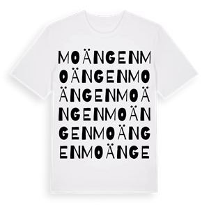 Moängen ordlek t-shirt – ekologisk bomull t-shirt från Pinshirt