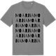 Mid Heather Gray t-shirt med Moarna ordlek t-shirt