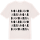 Vintage White t-shirt med Moarna ordlek t-shirt