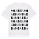 White t-shirt med Moarna ordlek t-shirt
