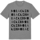Mid Heather Gray t-shirt med Mobacken ordlek t-shirt
