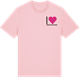 Pink Cotton t-shirt med Jag älskar Mobäcksmossarna t-shirt litet tryck