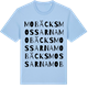 Blue Soul t-shirt med Mobäcksmossarna ordlek t-shirt