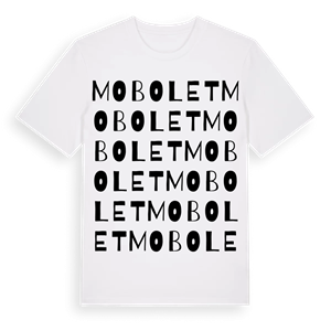 Mobolet ordlek t-shirt – ekologisk bomull t-shirt från Pinshirt