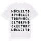 White t-shirt med Möckeltorp ordlek t-shirt
