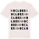 Vintage White t-shirt med Mockorna ordlek t-shirt
